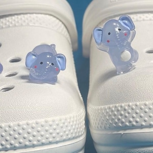 Glow In The Dark Elephant Shoe Charm
