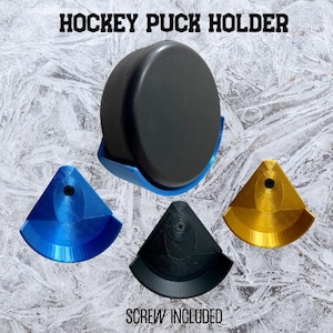 Ice Hockey Puck Stand/Puck Holder/Hockey Puck Display/ Made in USA/Autographed Puck Holder/Game Puck/Wall Mount Hockey Puck