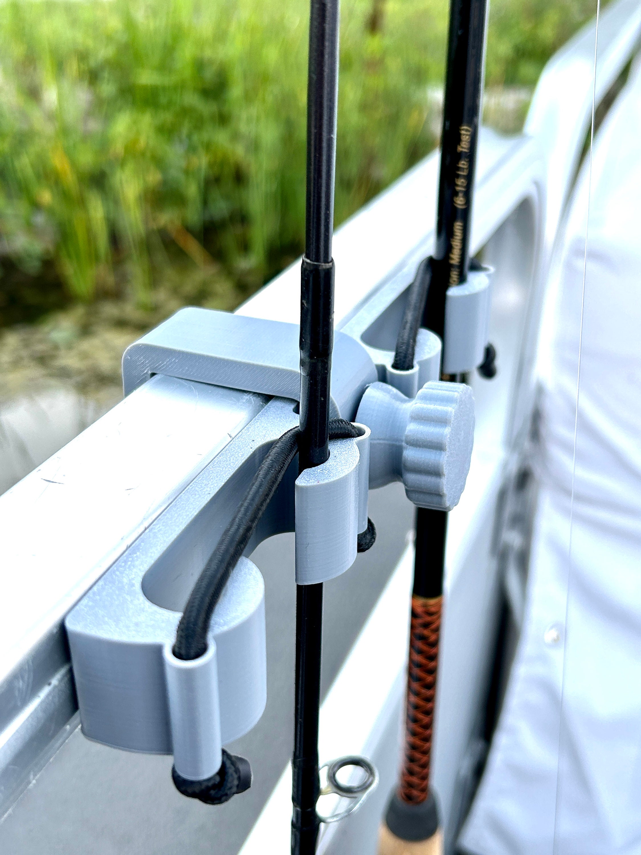 Fishing Pole Holder, Pontoon Fishing Pole Holder, Fishing Pole Rack, Fishing Equipment, Fathers Day Gift, Birthday Gift, UV Resistant, Bass