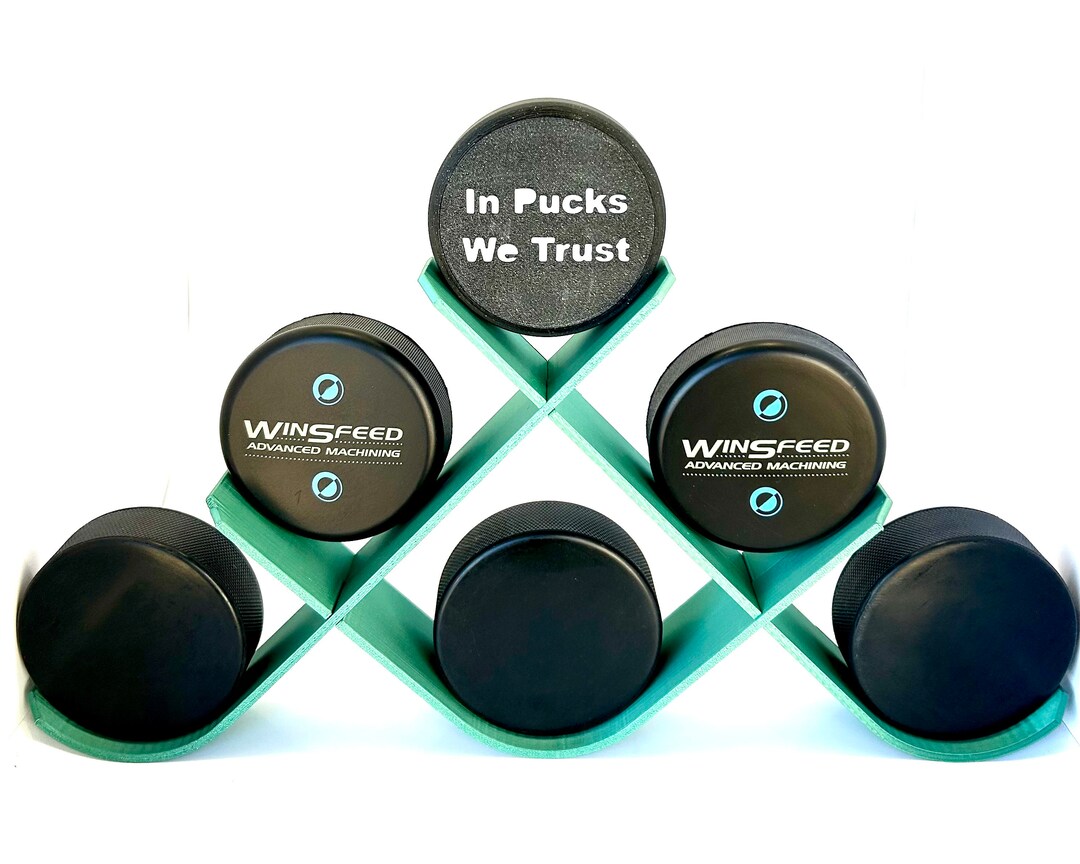 Hockey Puck Stand/puck Holder/hockey Puck Display/6 Puck Etsy