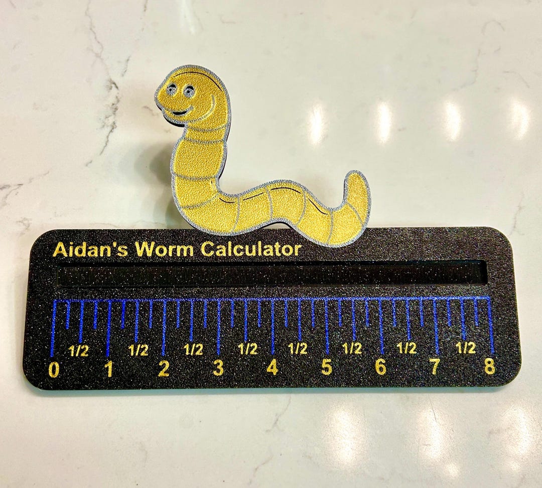 Inflatable Inchworm Calculator Personalized Worm Calculator: 3D Printed Easter Basket Gift - Etsy