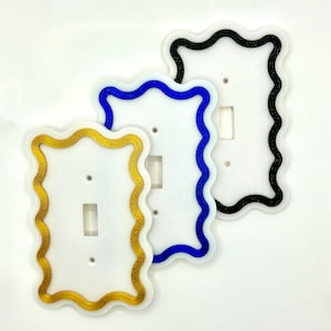 Modern Light Switch Cover, 3D Printed, Toggle Cover, Amazing Light Switch Cover