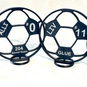 Soccer Award Banquet - Graduation - Sports centerpiece- Soccer Banquet - 8&quot; Ball-Team Banquet -Birthday Party - Girls Soccer - Grad Gift