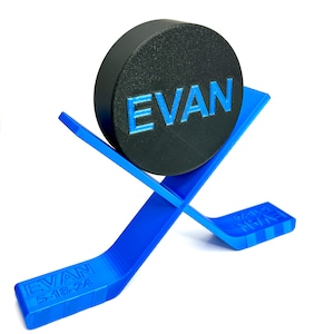 Personalized Puck for Hockey Puck Stand/Puck Safe/Custom Hockey Puck with Logo/ Puck Holder / Hockey Banquet Puck/ Graduation Party/Hidden