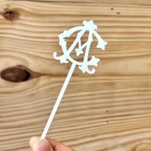 Custom wedding logo Drink Stirrers Custom monogram Drink Stirrer Wedding Decor Personalized Drink Stirrer Engagement party decor cocktails