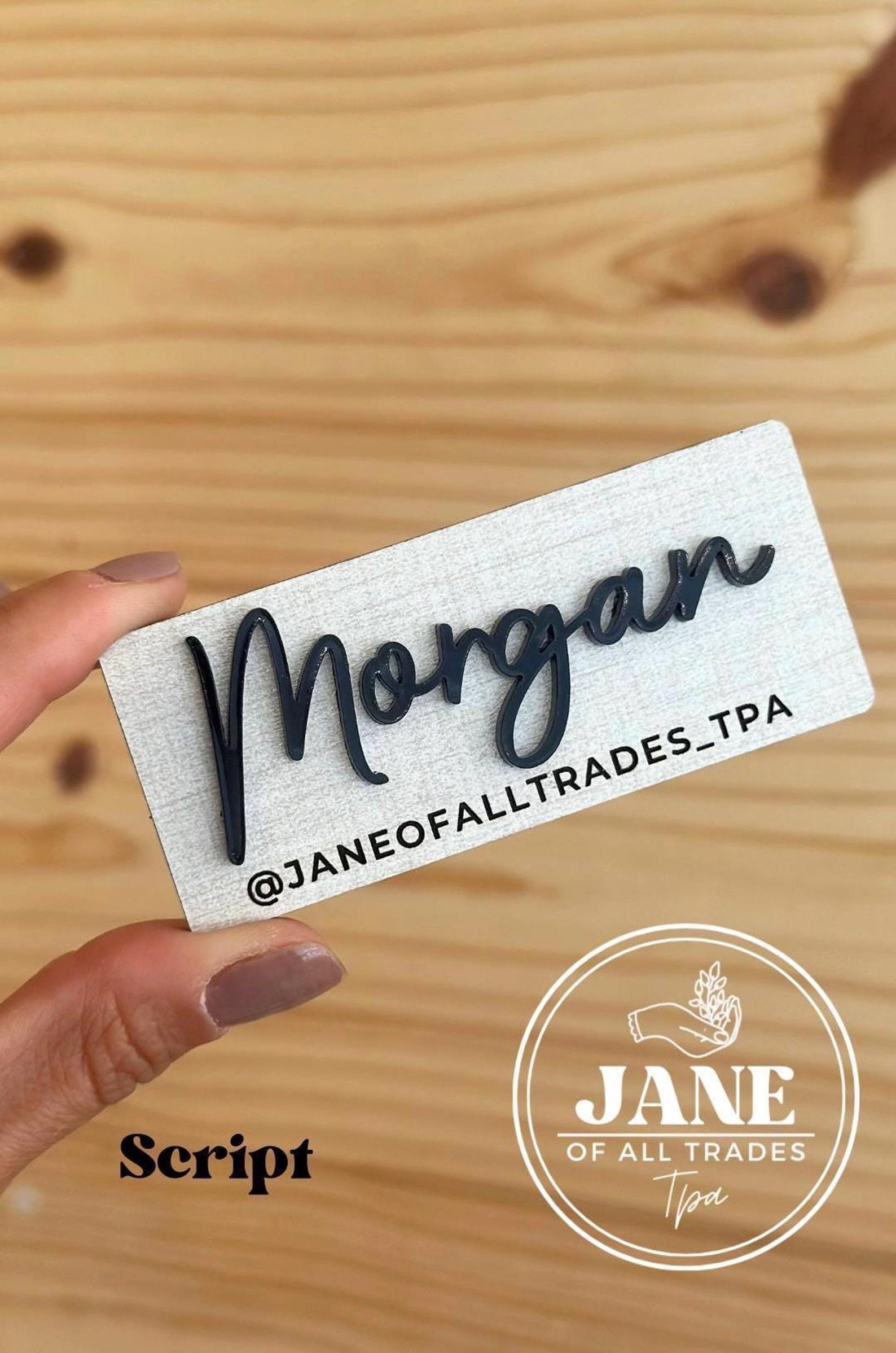 Custom Name Tag for New Job Gift Name Badge for Employee Name Tag New ...
