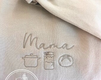 Sourdough Mama embroidered sweatshirt sourdough mama crewneck baking mama mama sweatshirt embroidered sweatshirt for mom gift for mom