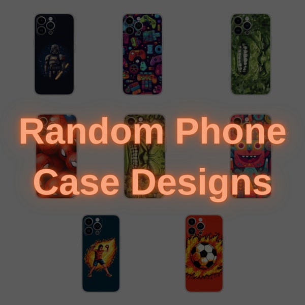 Random Emoji Phone Case Design