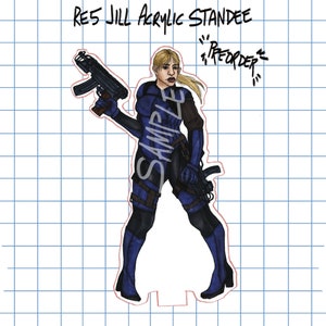 PREORDER: Re5 Jill Valentine Acrylic Standee