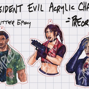 PREORDER: Resident Evil Acrylic Charms!