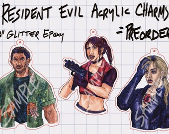 PREORDER: Resident Evil Acrylic Charms!