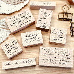Rubber Stamp | Wooden Rubber Stamp | Journal Stamps | Bullet Journal | Vintage Rubber Stamp | Decorative Stamp | Planner Stamp | Ink Stamp