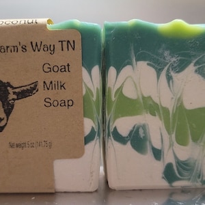 Lime in the coconut goat milk soap