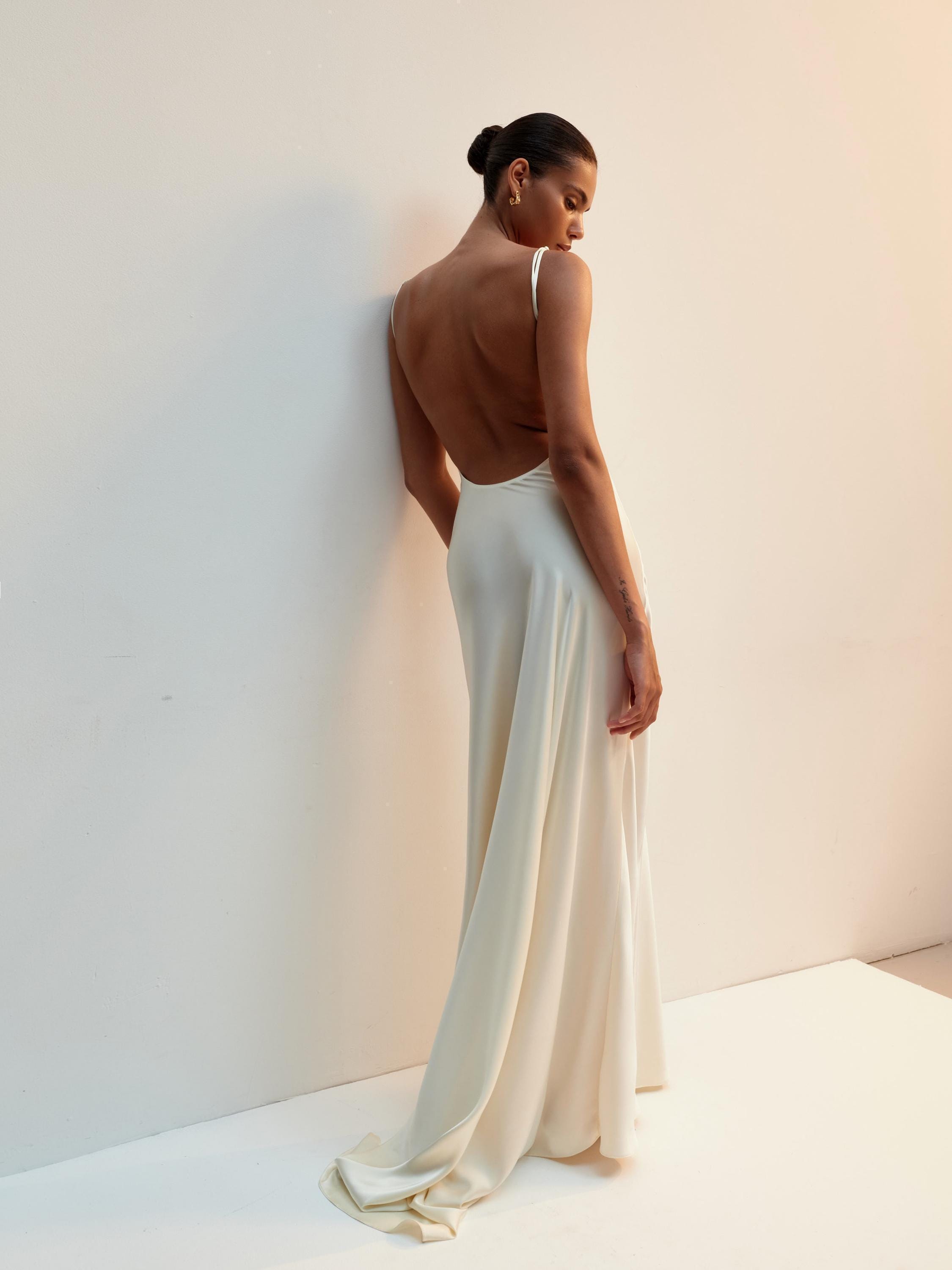 black cream lace dress Midi Dress: Elegance Redefined by Chloe Lewis Color:Lt Lavender Ruffled Backless Dress Low Back drying is strongly recommended.