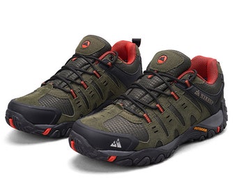 UrbanTrek Suede Explorer Men's Hiking boots, Wear-resistant Men Trekking Walking Hunting Tactical Sneakers