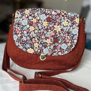 Shoulder Bags/Handbag in 100% handmade cotton fabrics image 1