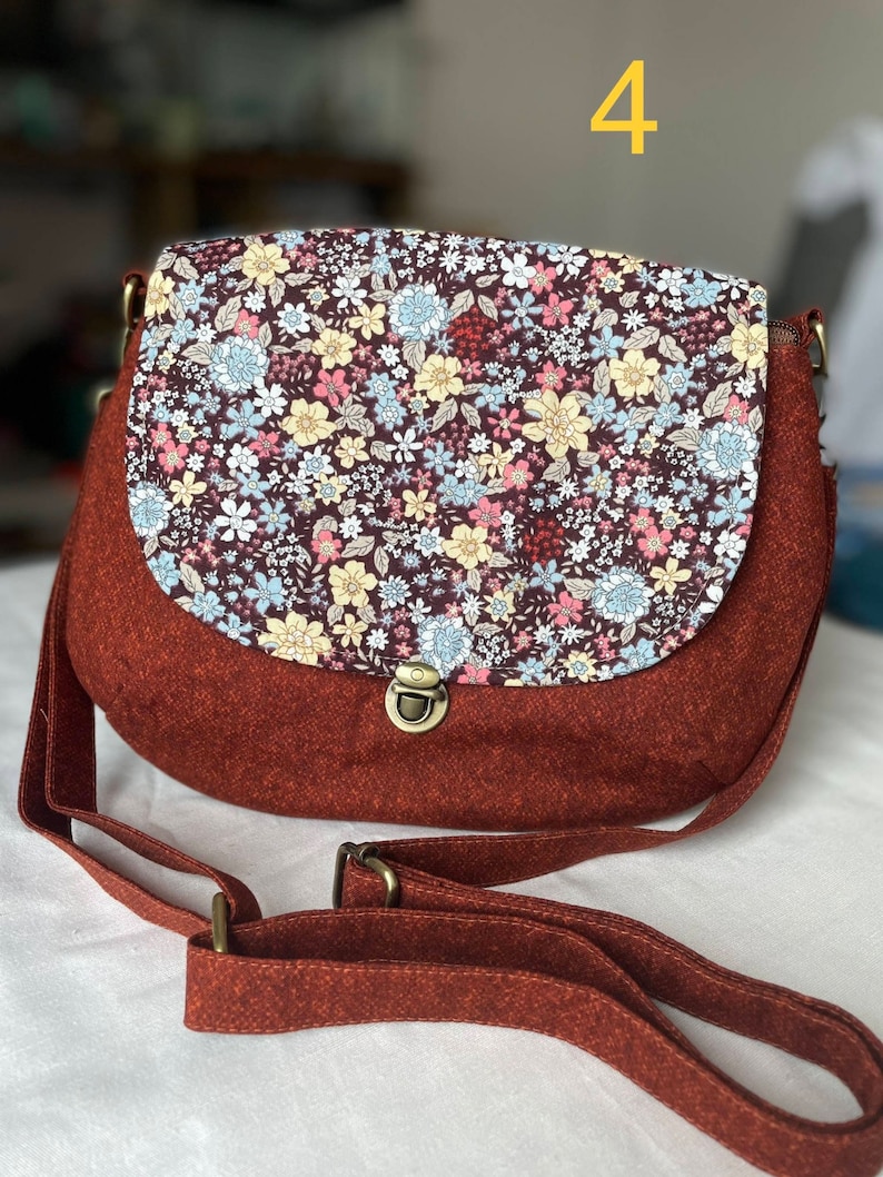 Shoulder Bags/Handbag in 100% handmade cotton fabrics image 1