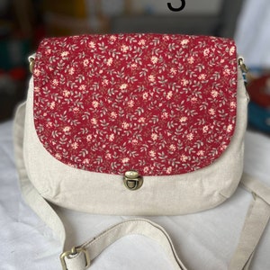 Shoulder Bags/Handbag in 100% handmade cotton fabrics image 4