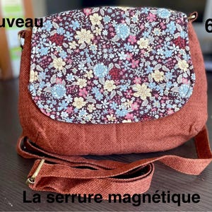 Sacs à Bandoulière/Sac à main en tissus 100% cotton fait main
