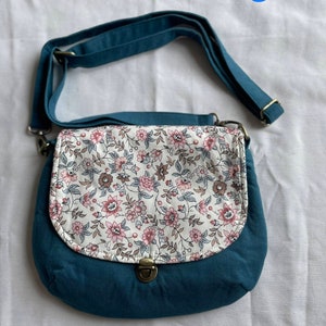 Shoulder Bags/Handbag in 100% handmade cotton fabrics image 5