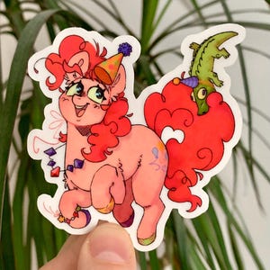 Adesivo de vinil transparente à prova de intempéries - Pinkie pie