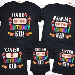Circus Birthday Shirt, Personalized Circus Shirts, Circus Carnival Family birthday Shirts, Circus Party tee, Birthday Boy, Carnival Circus