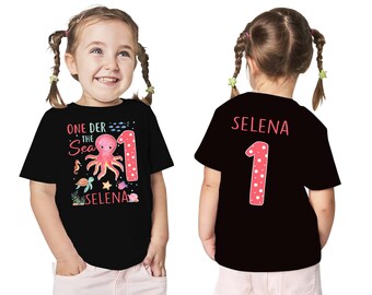 First Birthday Shirt, Under the Sea Party, Octopus Birthday, 1st Birthday, O'Fishally One, Ocean Party, Fish Birthday, Sealife birthday