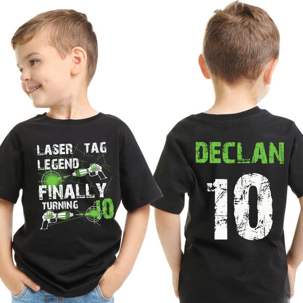 Laser Tag Birthday Shirt Neon Glow Birthday Arcade Birthday TShirt Laser Tag Shirt Boy Laser Tag Birthday Neon Laser Tag T-Shirt Teen Bday