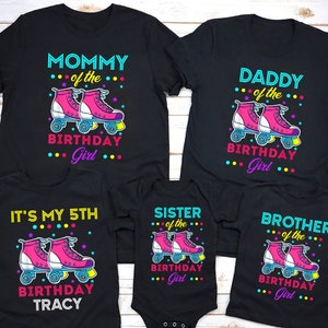 Skate Birthday Shirt, Rolling Skates, Skating Birthday Shirt, Roller Skating Birthday, Personalized Roller Skating Birthday Shirt