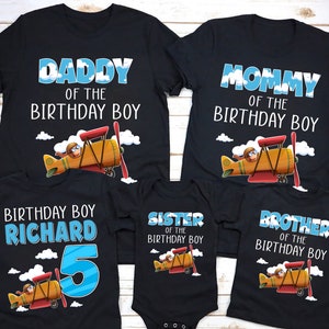 Birthday Airplane Tshirt, Airplane 1st Birthday, Birthday Family tshirt, Birthday Airplane Party, Flight Crew, Birthday Boy Shirt