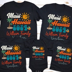 Beach Vacation Shirts for Family Friends Custom Trip T-Shirt T Shirt Tee Matching Men Kids Women Boys Girls Personalized 2024 Spring Break