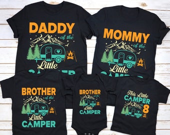 One Happy Camper Shirt, First Birthday Shirt, Camping 1st Birthday Outfit, One Happy Camper Matching Family Tees, Camp Mommy and Me Shirts