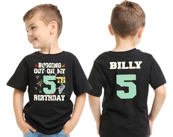 Kid's Bug Birthday Shirt, Bug Lover Shirt, Insect Shirt, Botanical Shirt, Insect Lover Gift, Bug Lover Gift, Beetle Shirt, Birthday Boy Bug