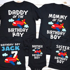 Birthday Airplane Tshirt, Airplane 1st Birthday, Birthday Family tshirt, Birthday Airplane Party, Flight Crew, Birthday Boy Shirt