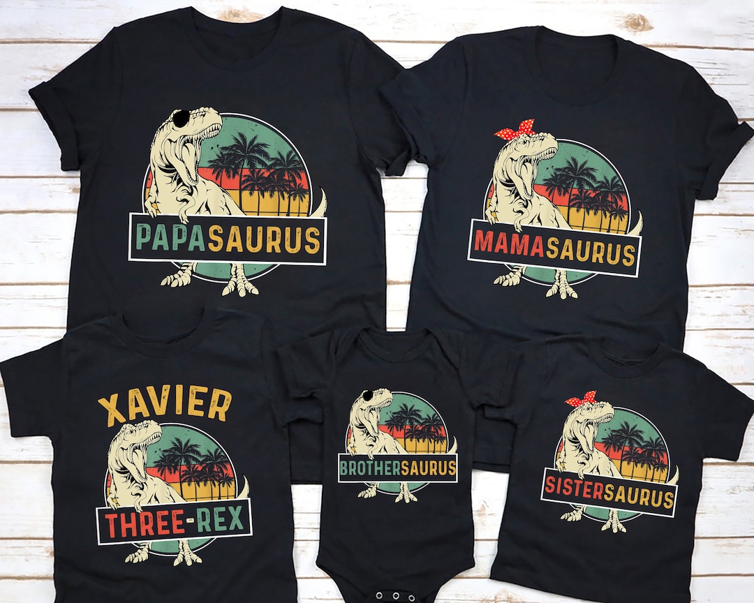 Tee-Saurus Geometry Alpha A Family Tee