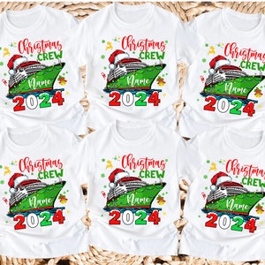 Personalized Christmas Cruise 2024 Shirt, Family Christmas Cruise Shirt, Christmas Family Vacation Shirt, Christmas Cruise Tee