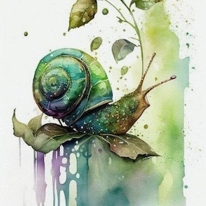 Cross Stitch Pattern Snail