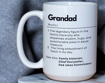 Poppy Definition Mug - Funny Grandpa Coffee Cup Gift For Fathers Day & Christmas