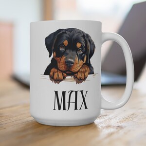 Custom Dog Mug 15oz,  Dog Picture Mug, Dog Coffee Mug Personalized, Dog Face Mug, Custom Pet Lover Mug, Dog Photo Mug, Dog Mom / Dad Gift
