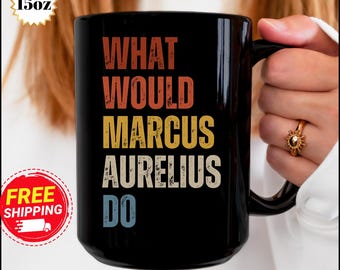 Marcus Aurelius Mug: Stoic Philosophy Gift, Classic 15oz Mug