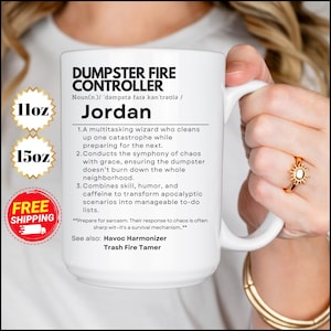 Gift for Boss, Gift for great Employees, For hard workers and calm stoics,  Customizable Employer Mug, Funny Boss mug, great coworker gift