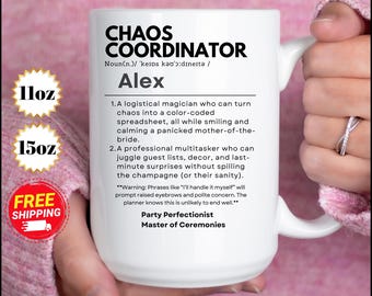 カオスコーディネーターマグカップ、イベントプランナーへの面白いギフト