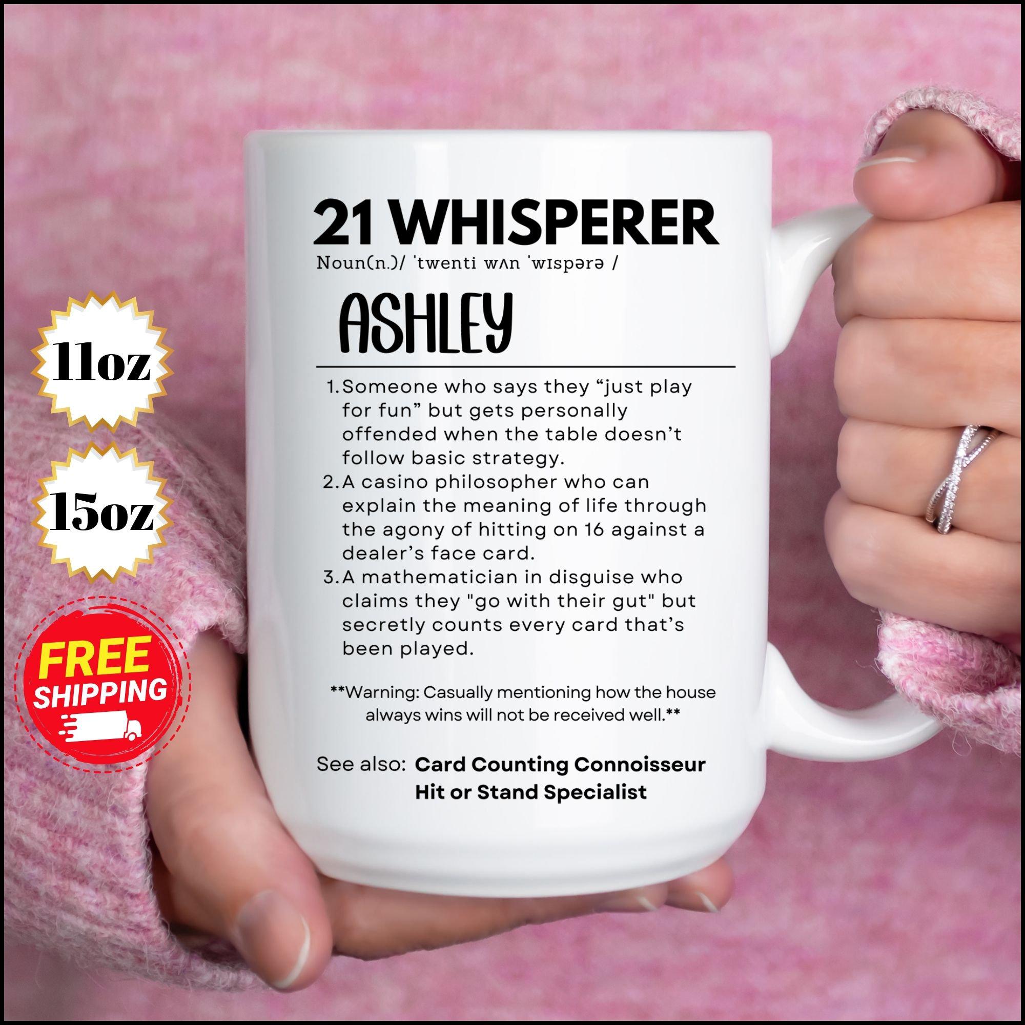 Lustige Karte Zählen Connaisseur Tasse: Black Jack Spieler