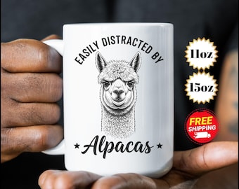 Gemakkelijk afgeleid door alpacamok, cadeau voor alpacaliefhebber