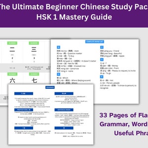 The Ultimate HSK 1 Chinese Beginner Learning Kit: Your Path to Mastering Chinese!