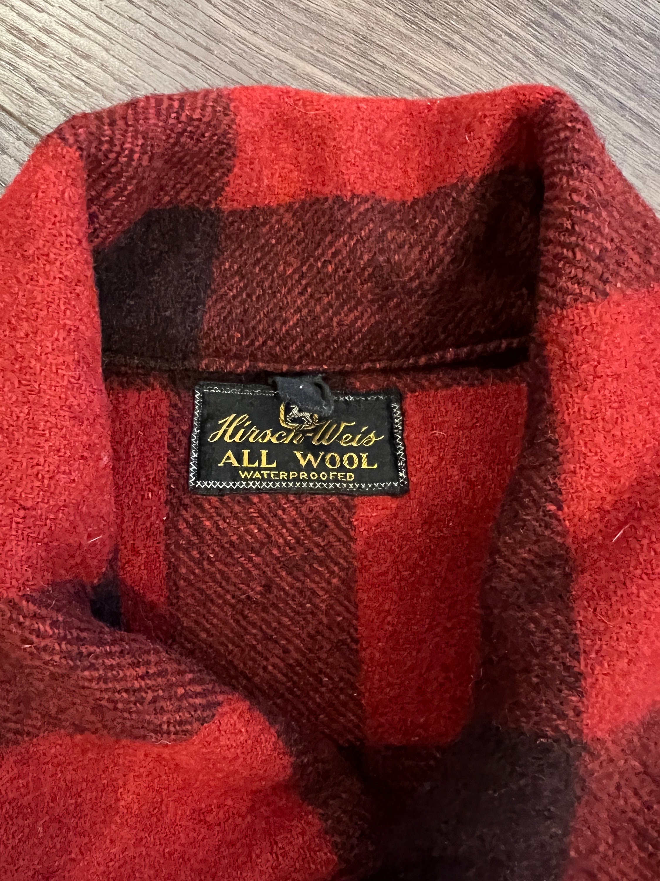 Vintage Hirsch - Weis Men's Wool Hunting Jacket - Etsy
