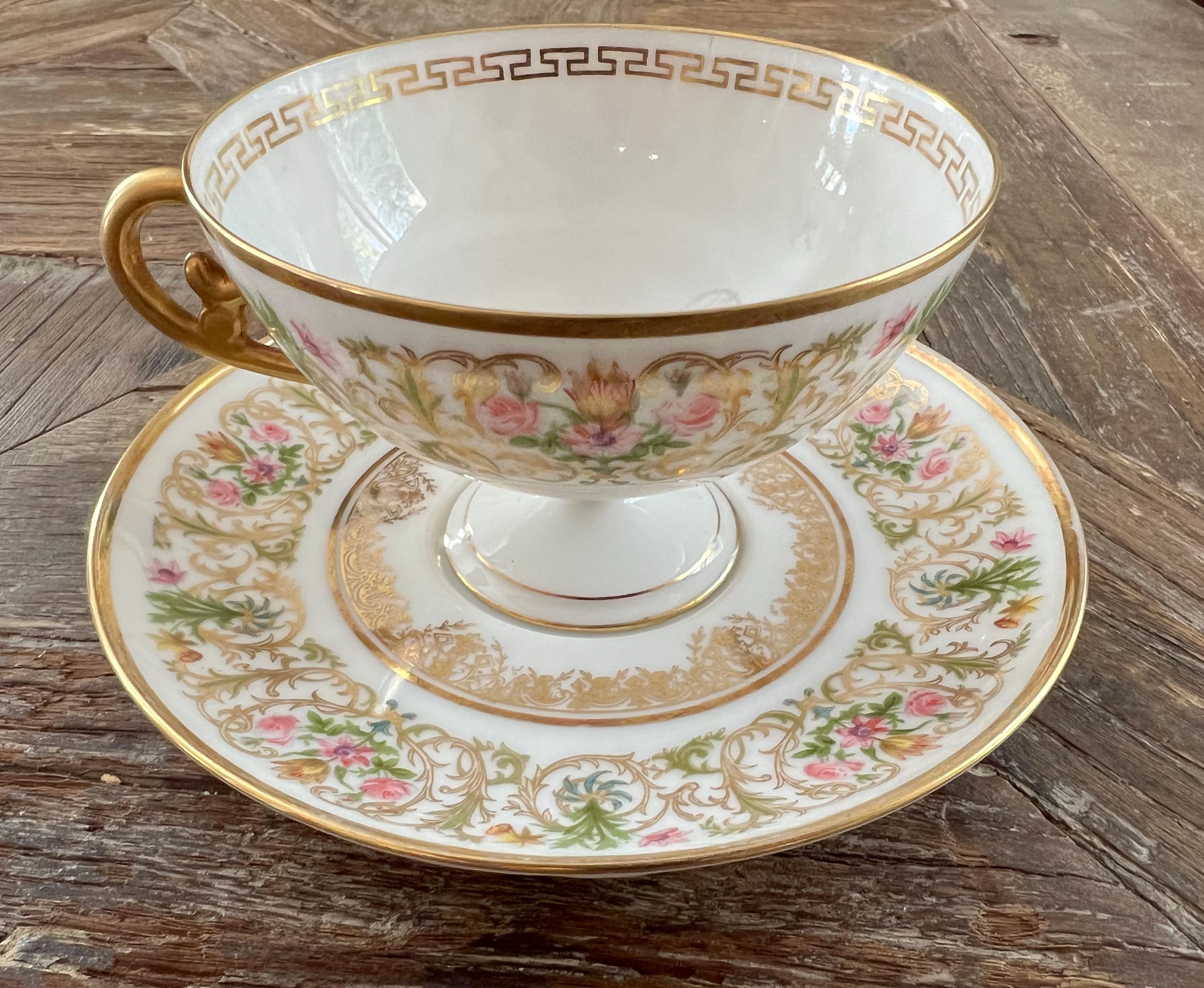 Vintage 1950/60s Rare Haas & Czjzek Czech Gold-rimmed Hand