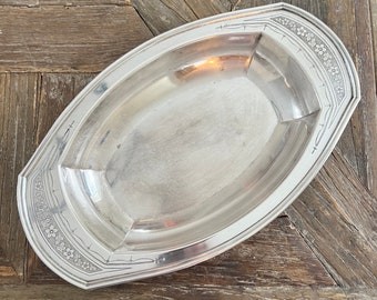 Vintage Oneida Community Plate #14940 Silver Plate Serving Tray
