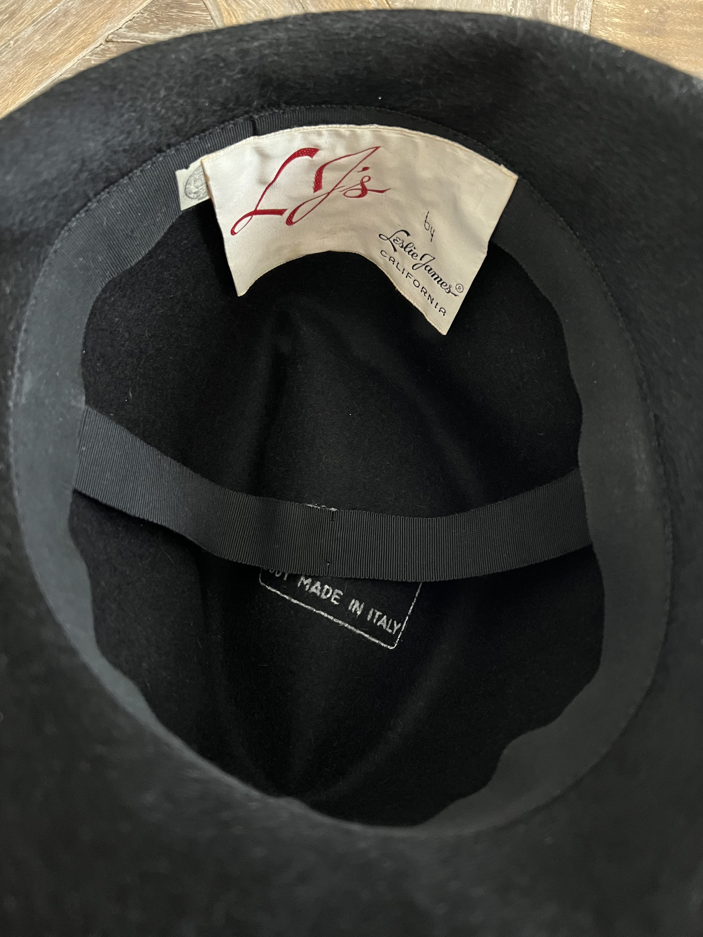 Vintage Hat by Leslie James, Made in Italy - Etsy display picture 2