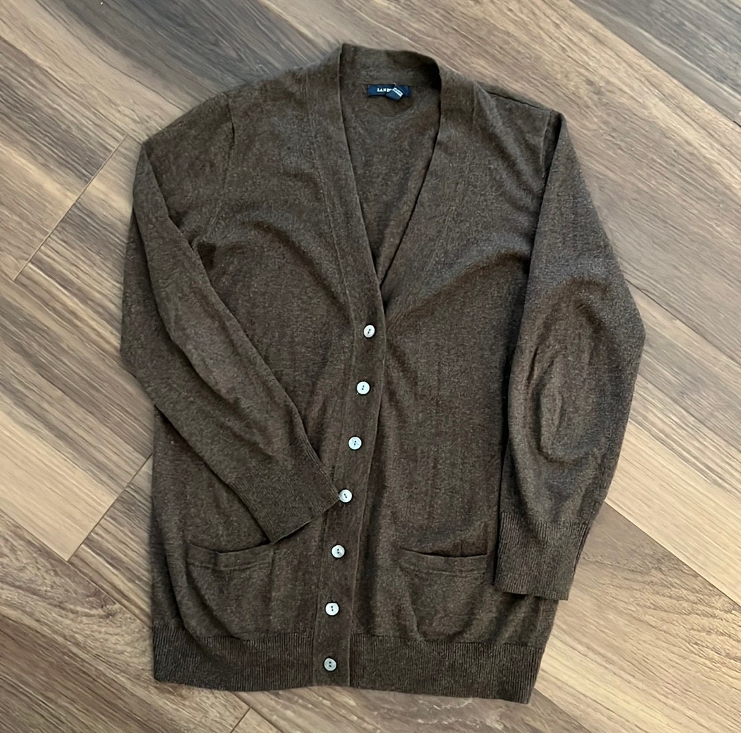 Lands end cashmere cardigans hot sale